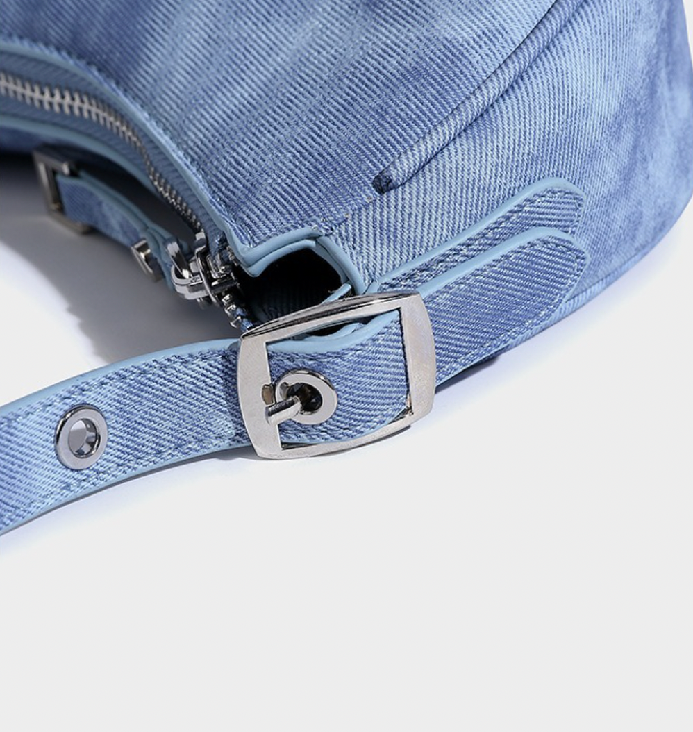 TRIPLE BUCKLE SHOULDER BAG (4c.)