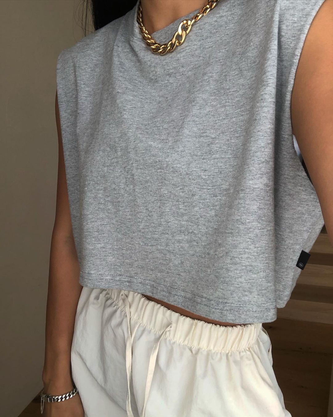 Sleeveless Crop Top