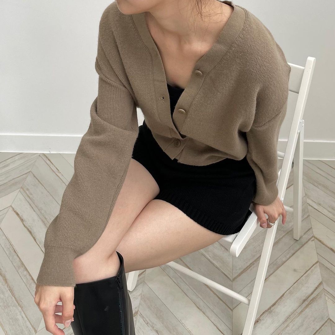 Wool Blend Cardigan
