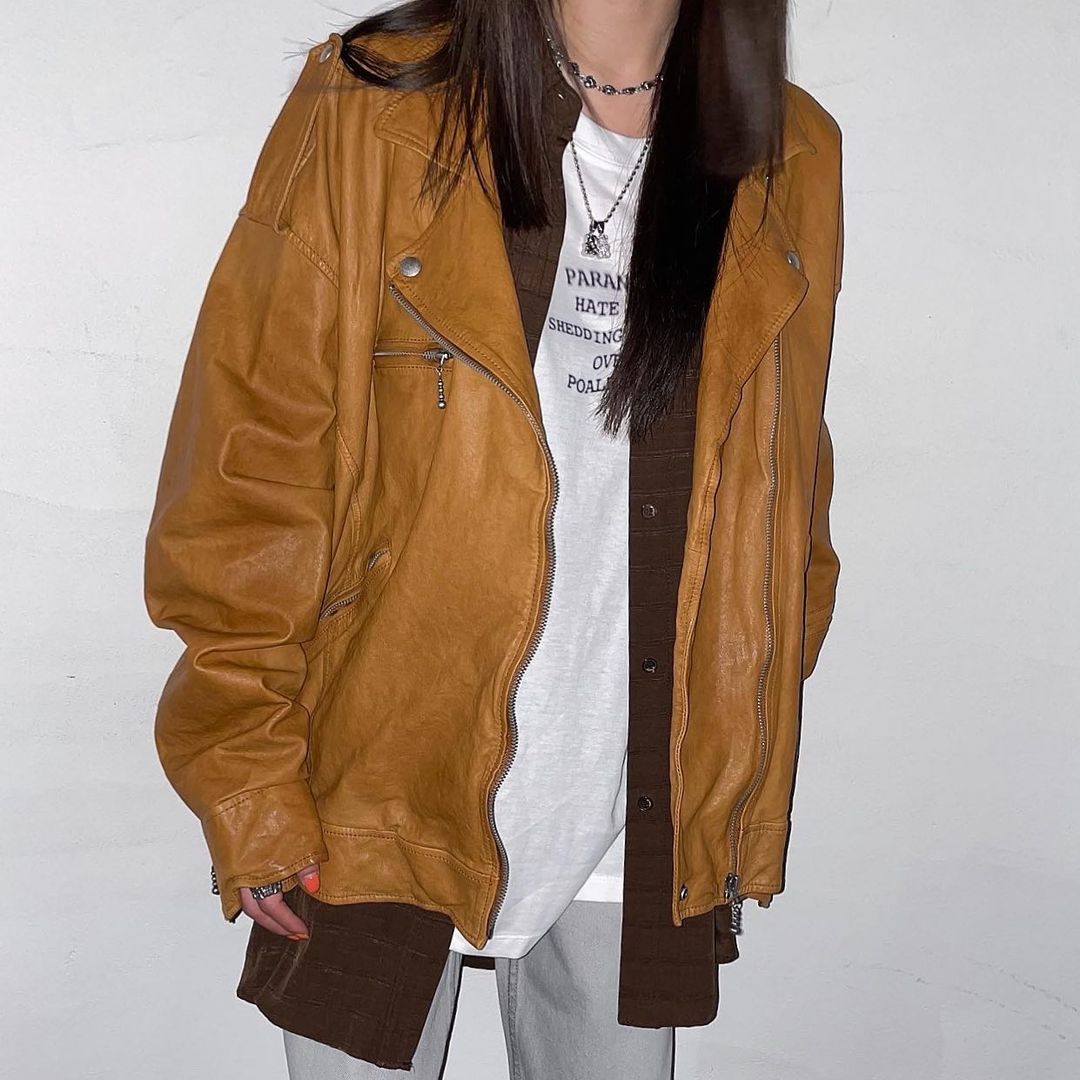 Faux Leather Biker Jacket