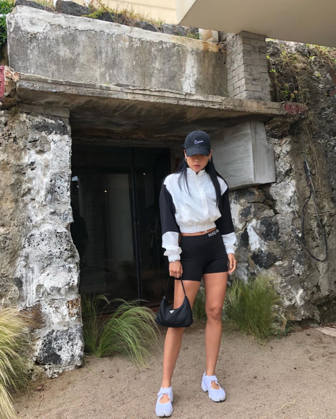 Crop Windbreaker & Utility Skirt