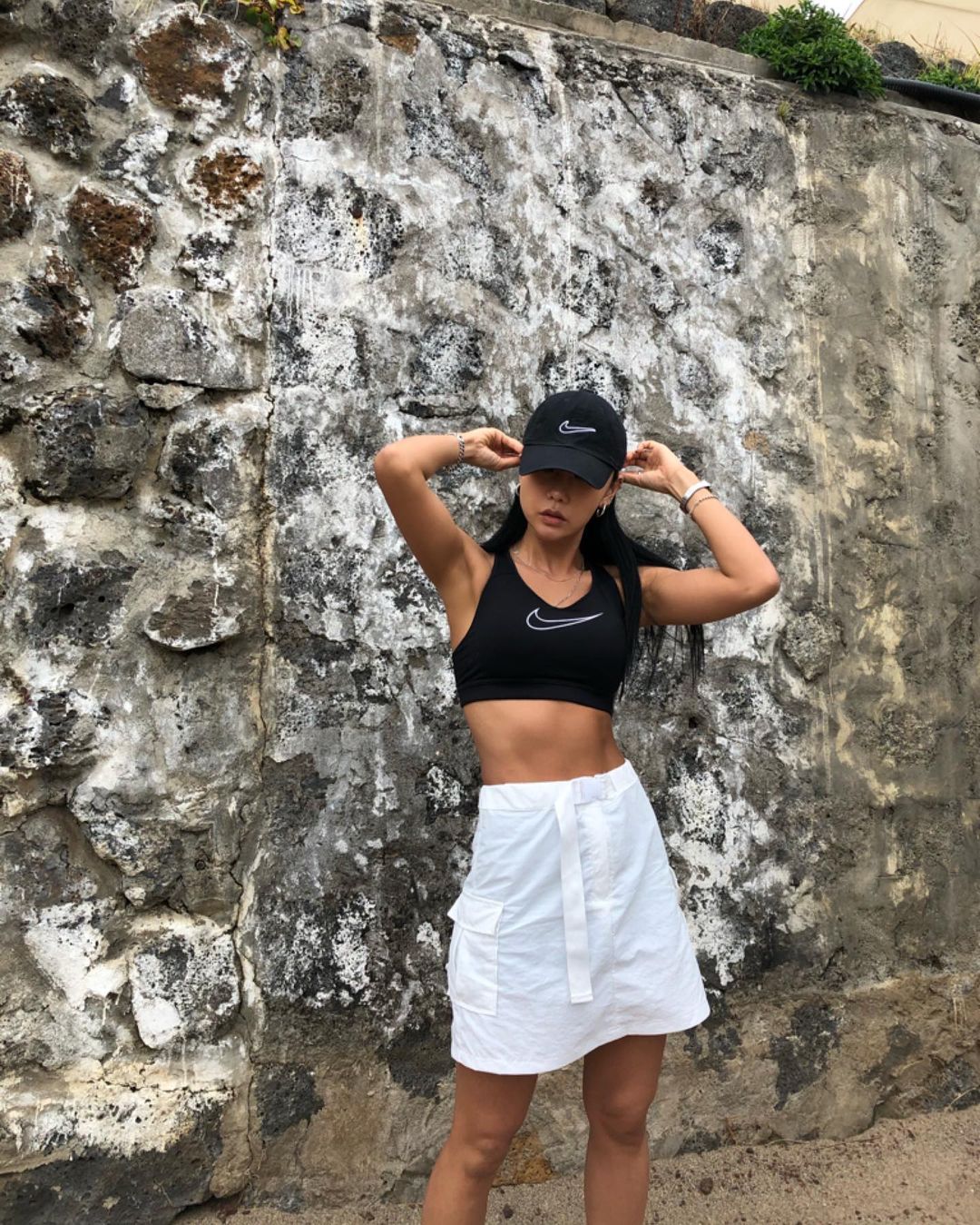 Crop Windbreaker & Utility Skirt