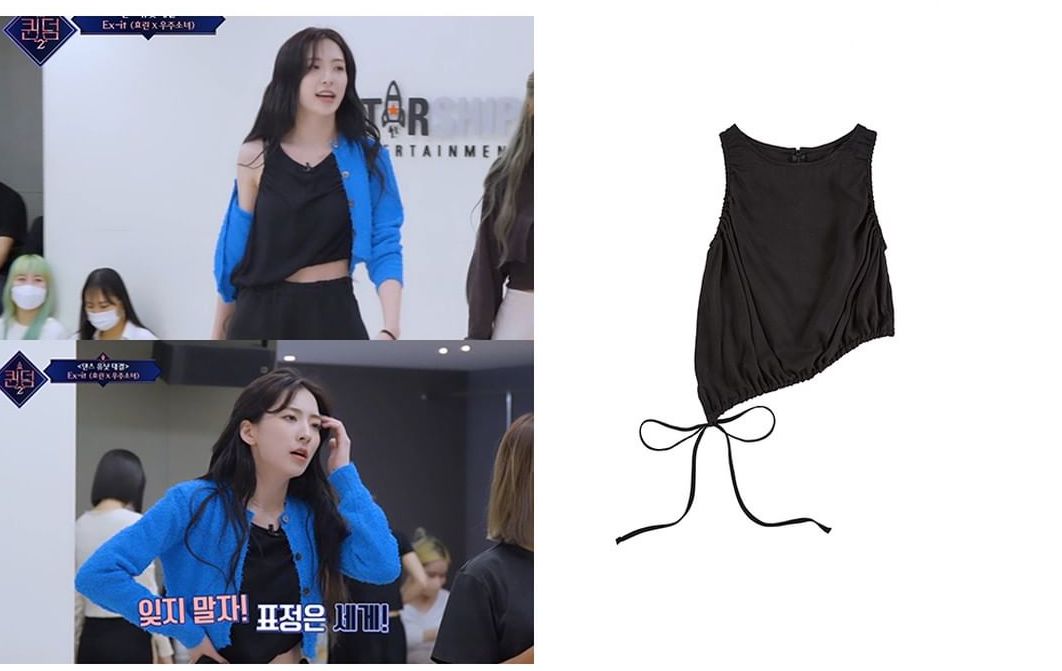 Unbalance Diagonal Cut Croptank Top