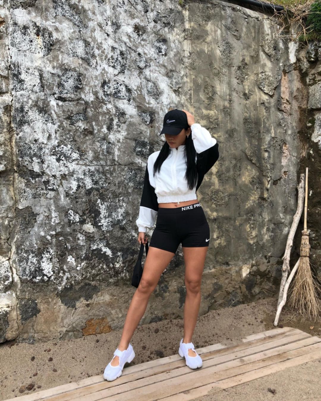 Crop Windbreaker & Utility Skirt