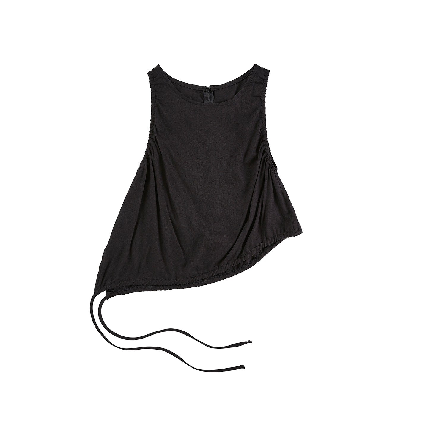 Unbalance Diagonal Cut Croptank Top