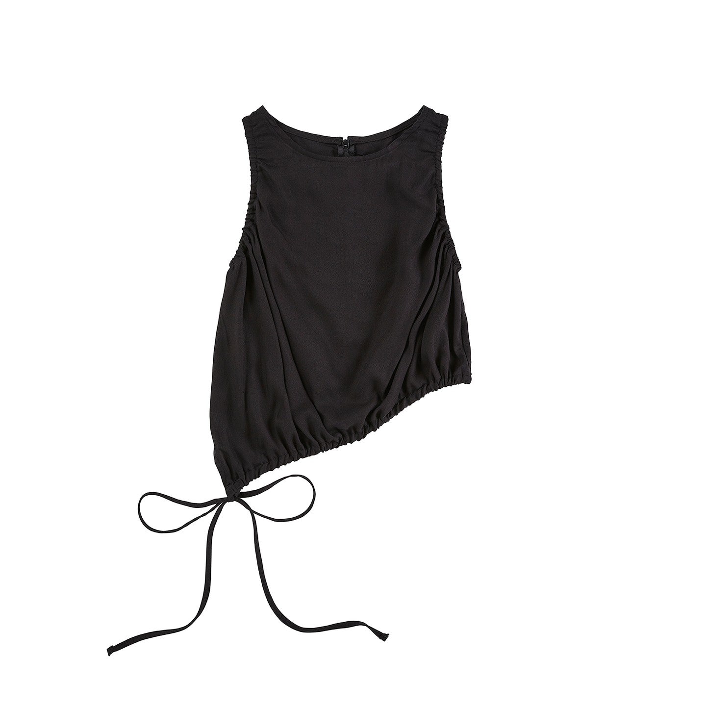 Unbalance Diagonal Cut Croptank Top