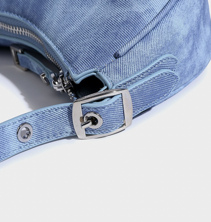 TRIPLE BUCKLE SHOULDER BAG (4c.)
