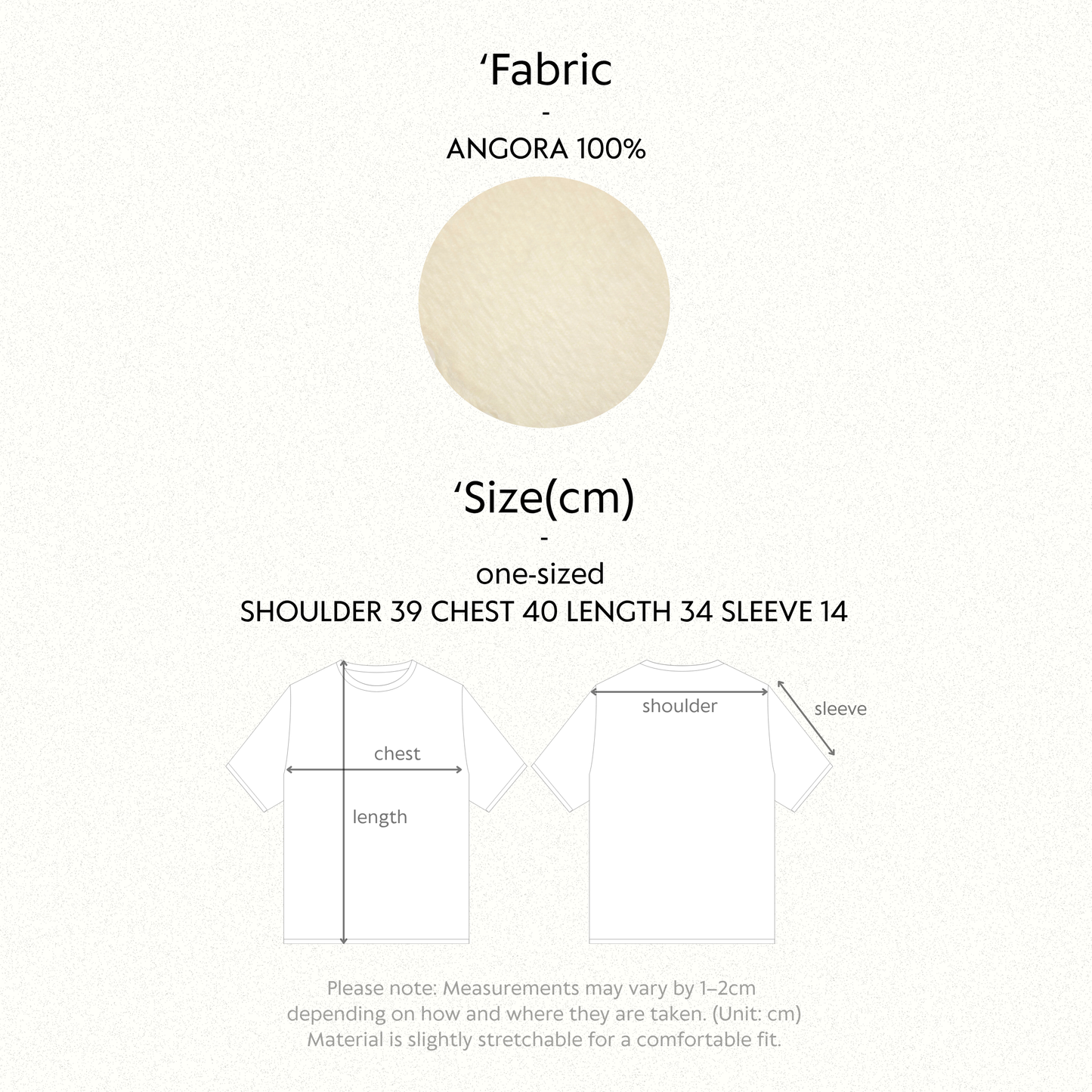 Angora Button Short Sleeve Cardigan (4c.)