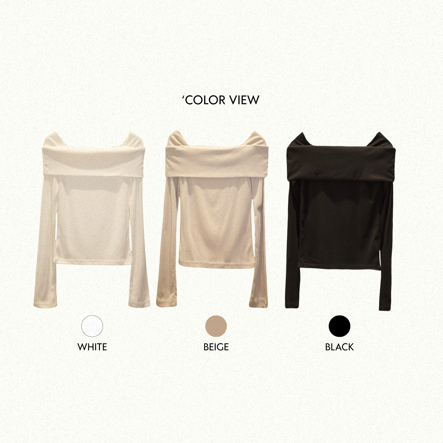 Soft Edge Off-Shoulder (3c.)