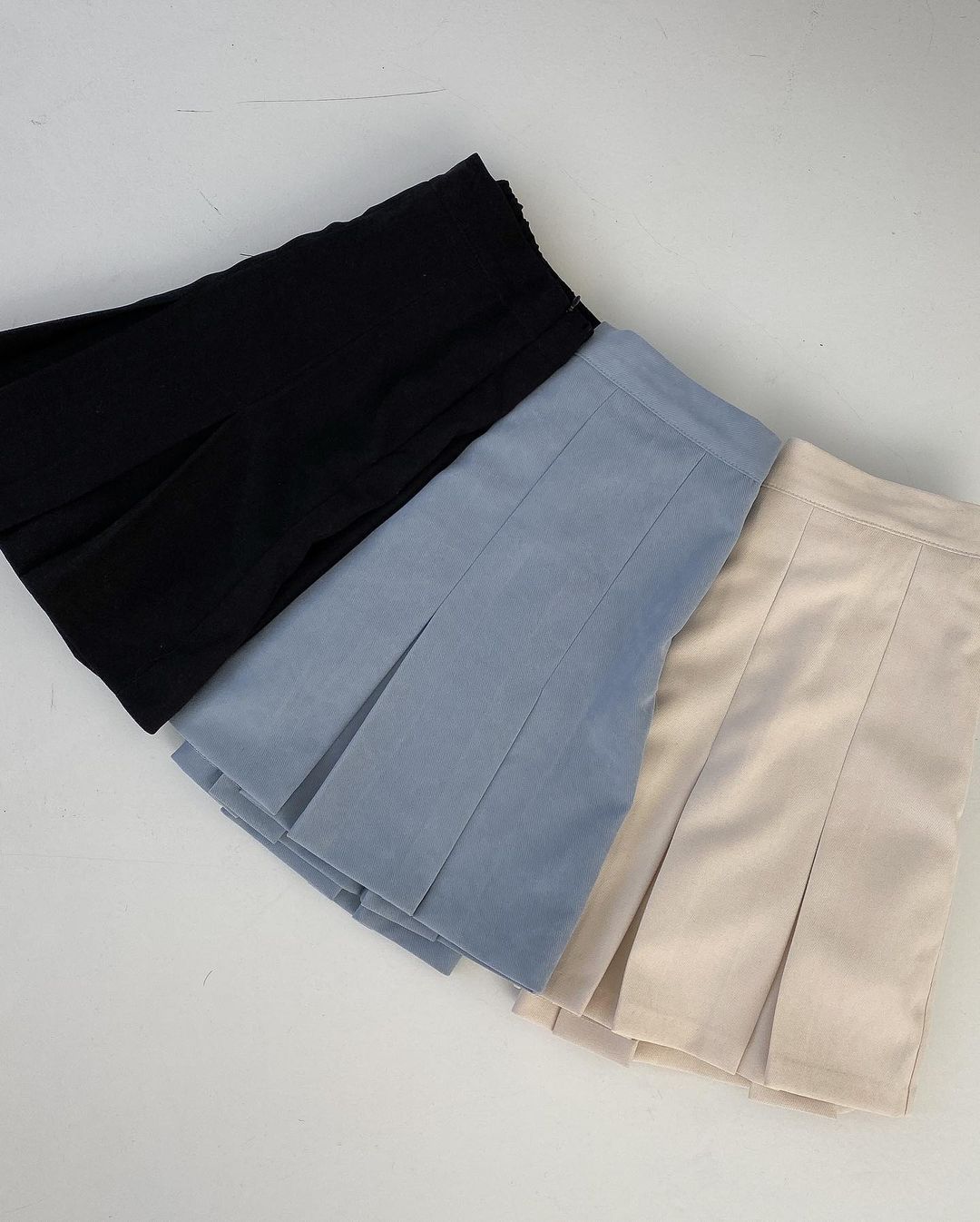 High Waist Pleated Skirt