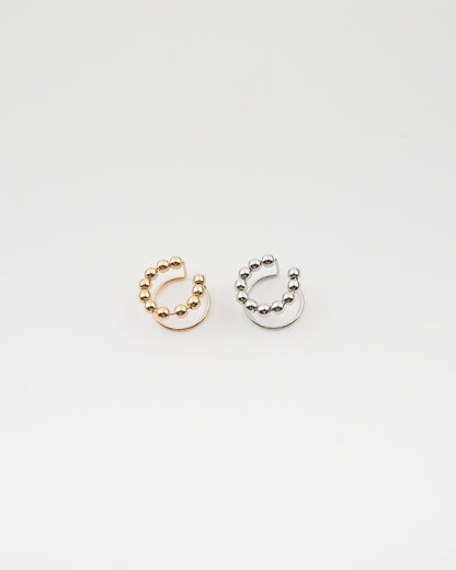 Ball x Line Ear Cuff