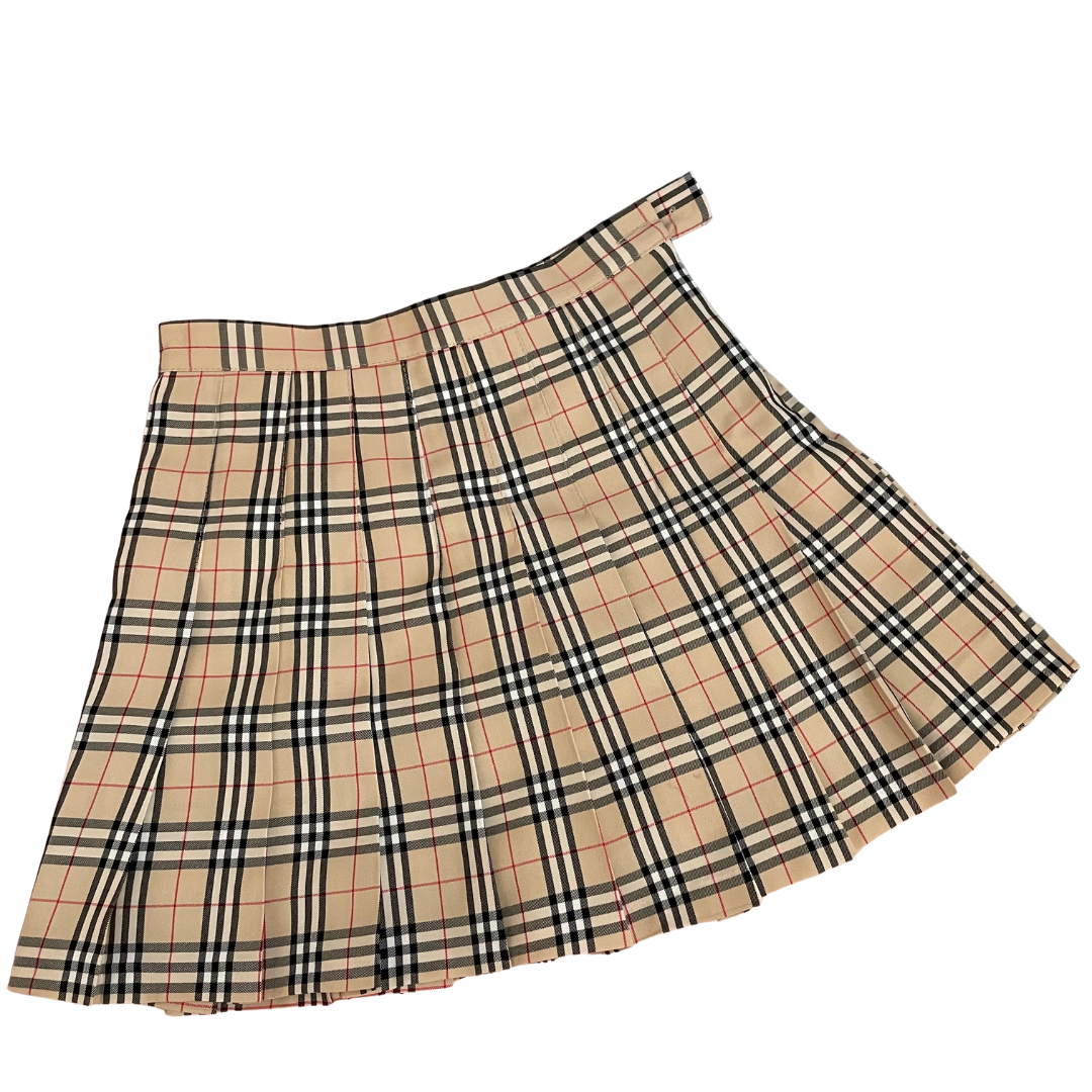 Plaid Pleated Tennis Skirt