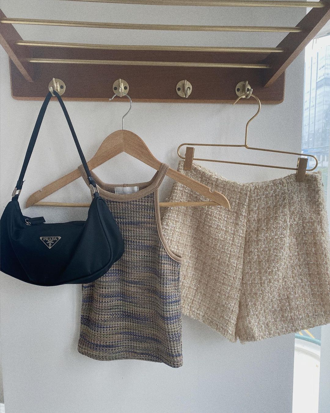 Swirl Twist Knit Halter Top