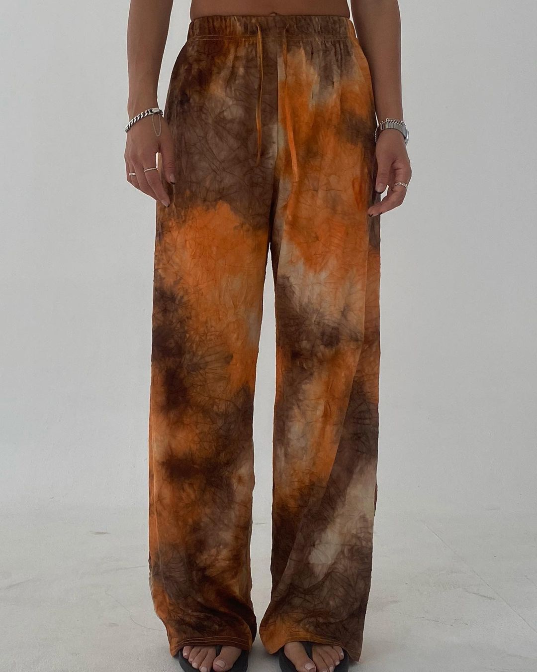 Tie-Dye Wide Leg Pants