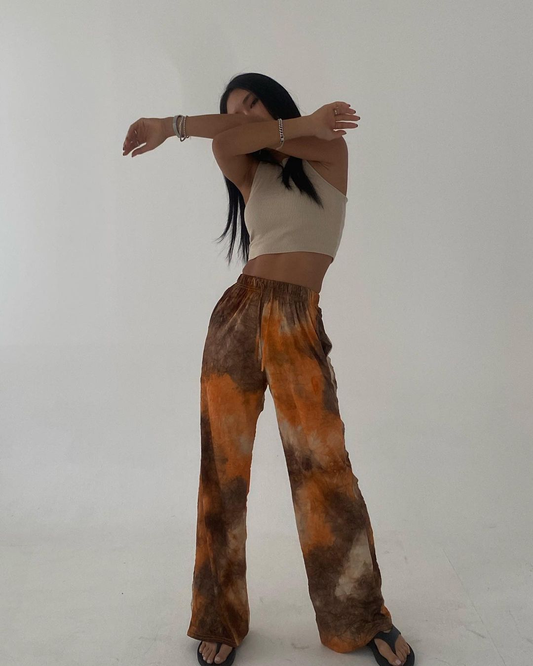 Tie-Dye Wide Leg Pants