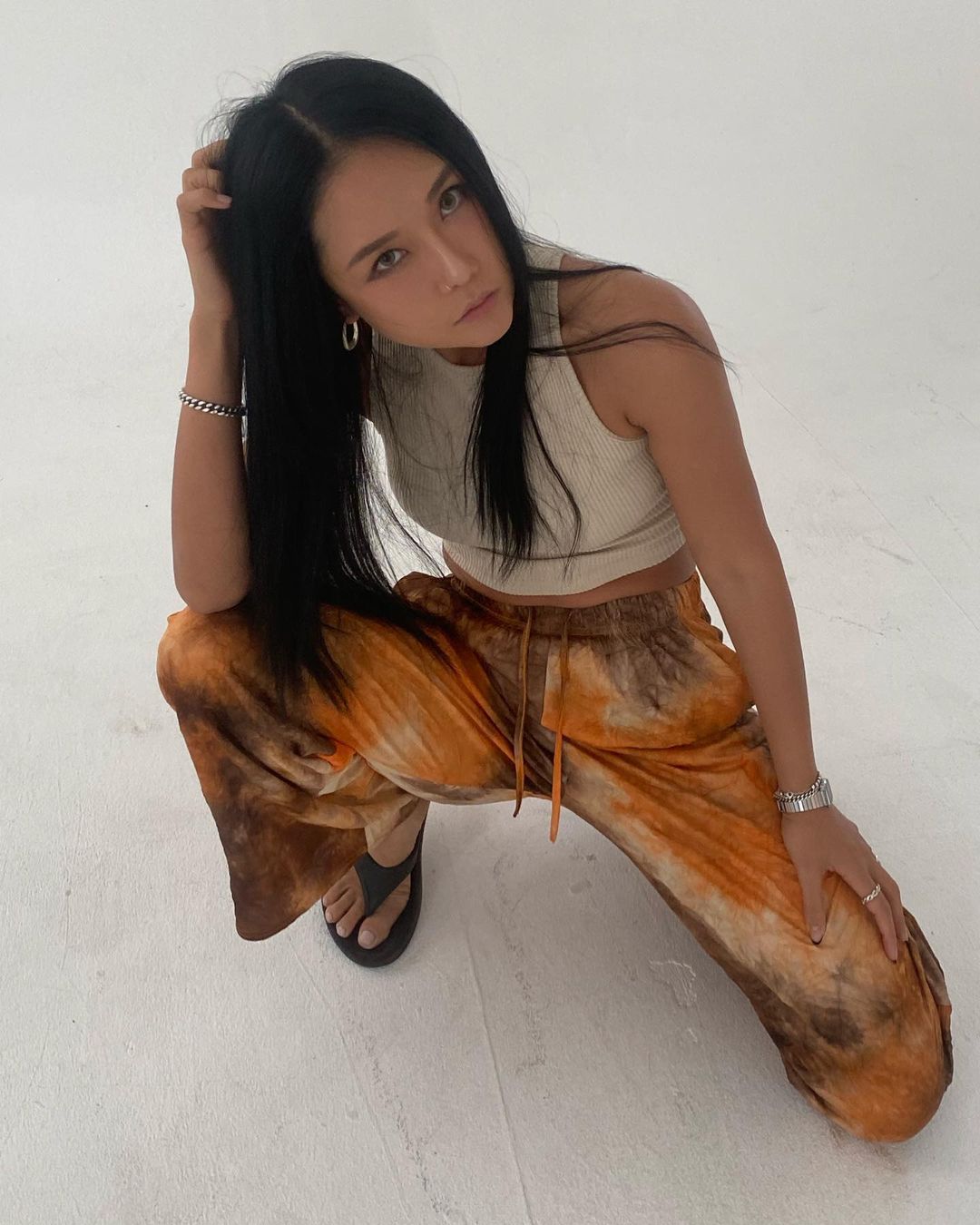 Tie-Dye Wide Leg Pants