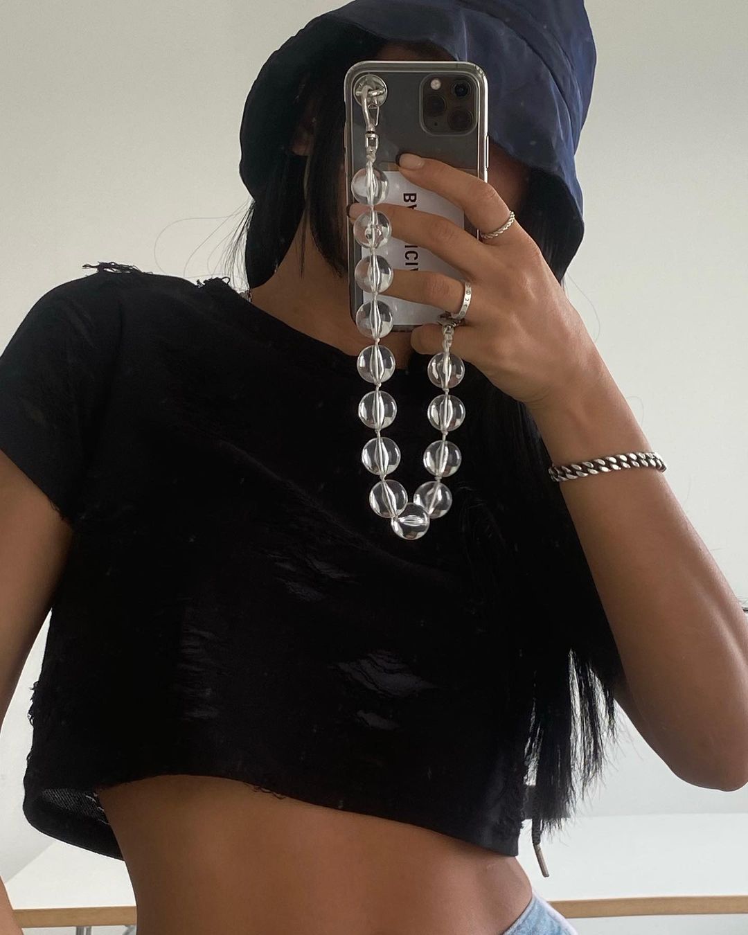 Grunge Style Ripped Crop Top