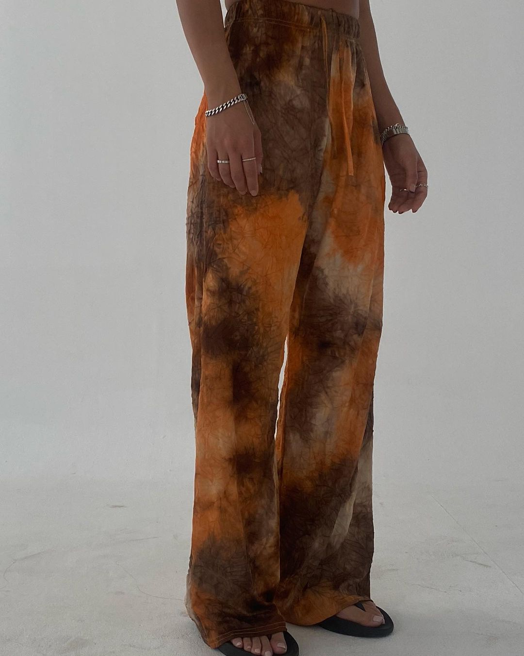 Tie-Dye Wide Leg Pants