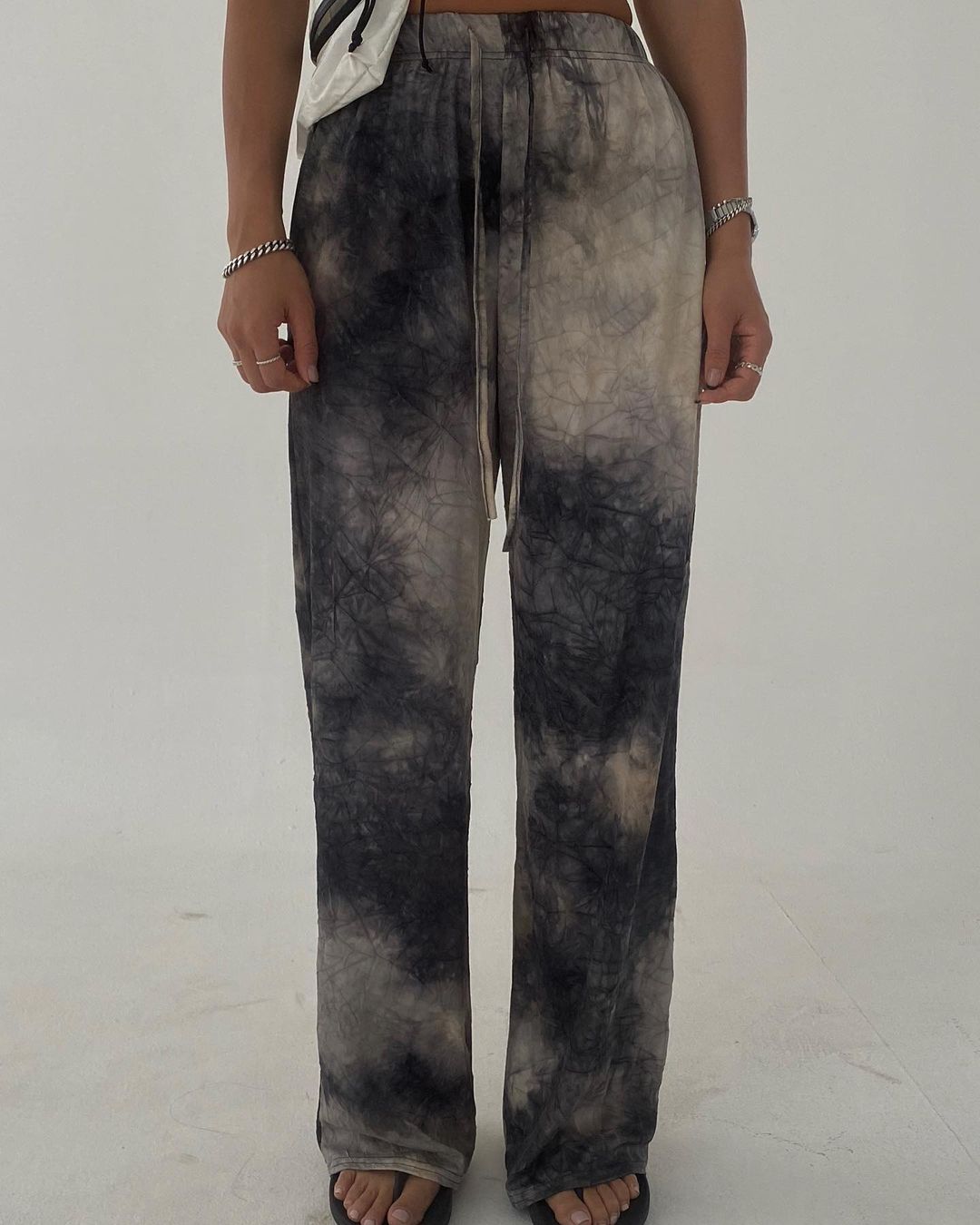 Tie-Dye Wide Leg Pants