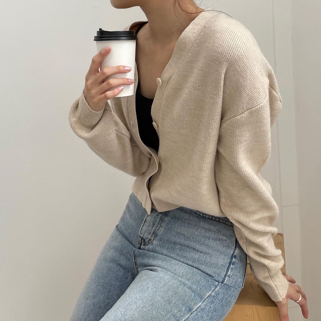 Wool Blend Cardigan