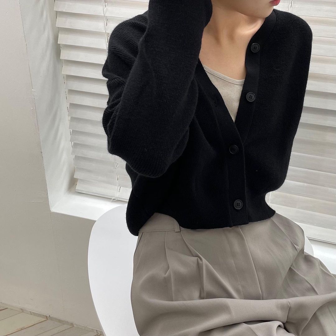 Wool Blend Cardigan