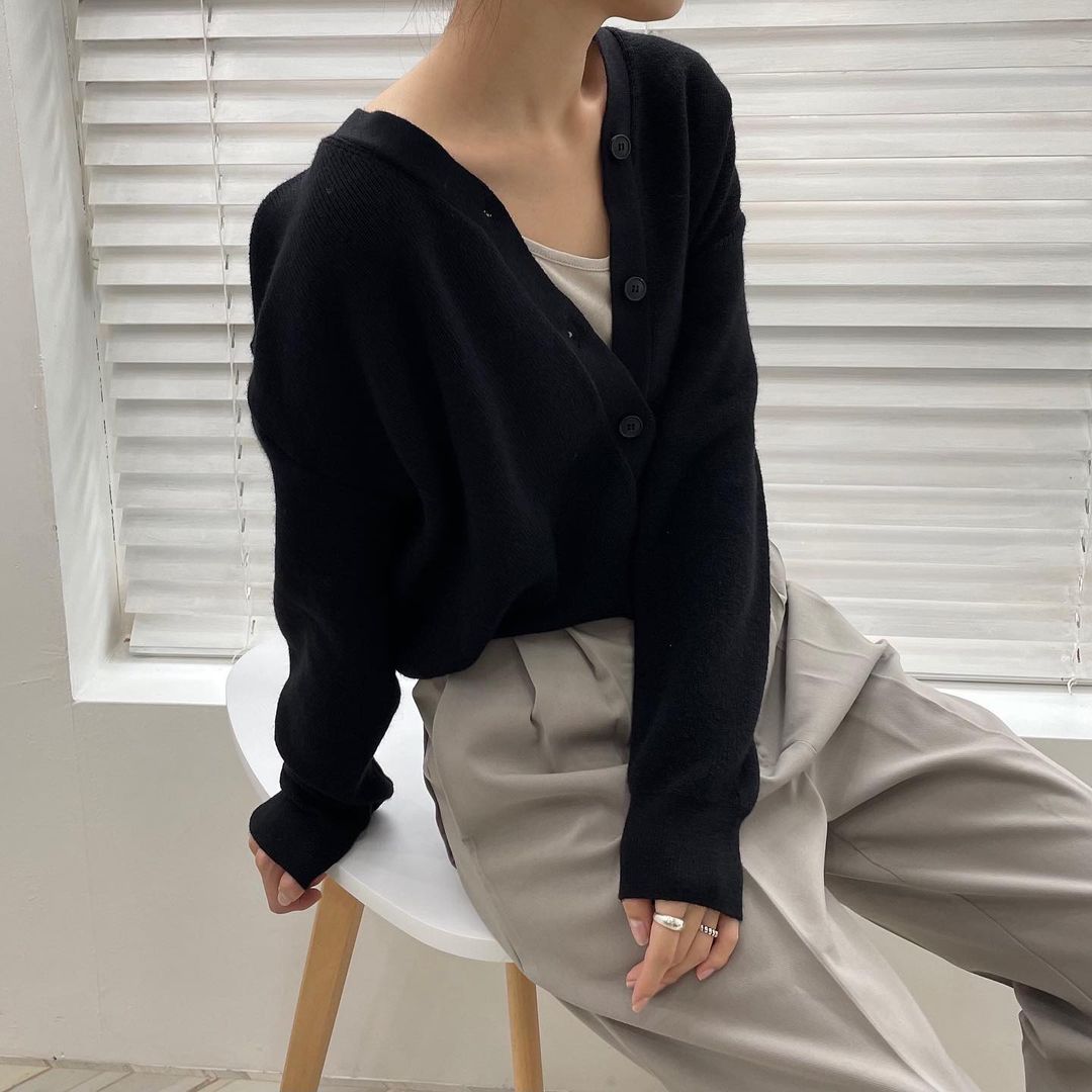 Wool Blend Cardigan