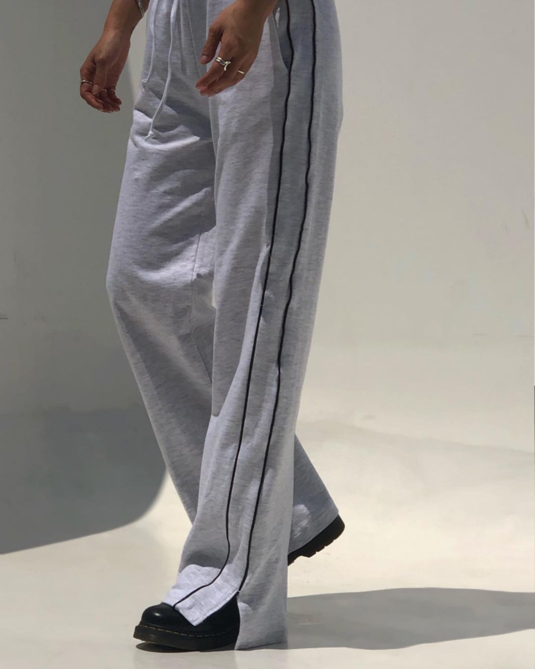 Drawstring Side Stripe Sweatpant