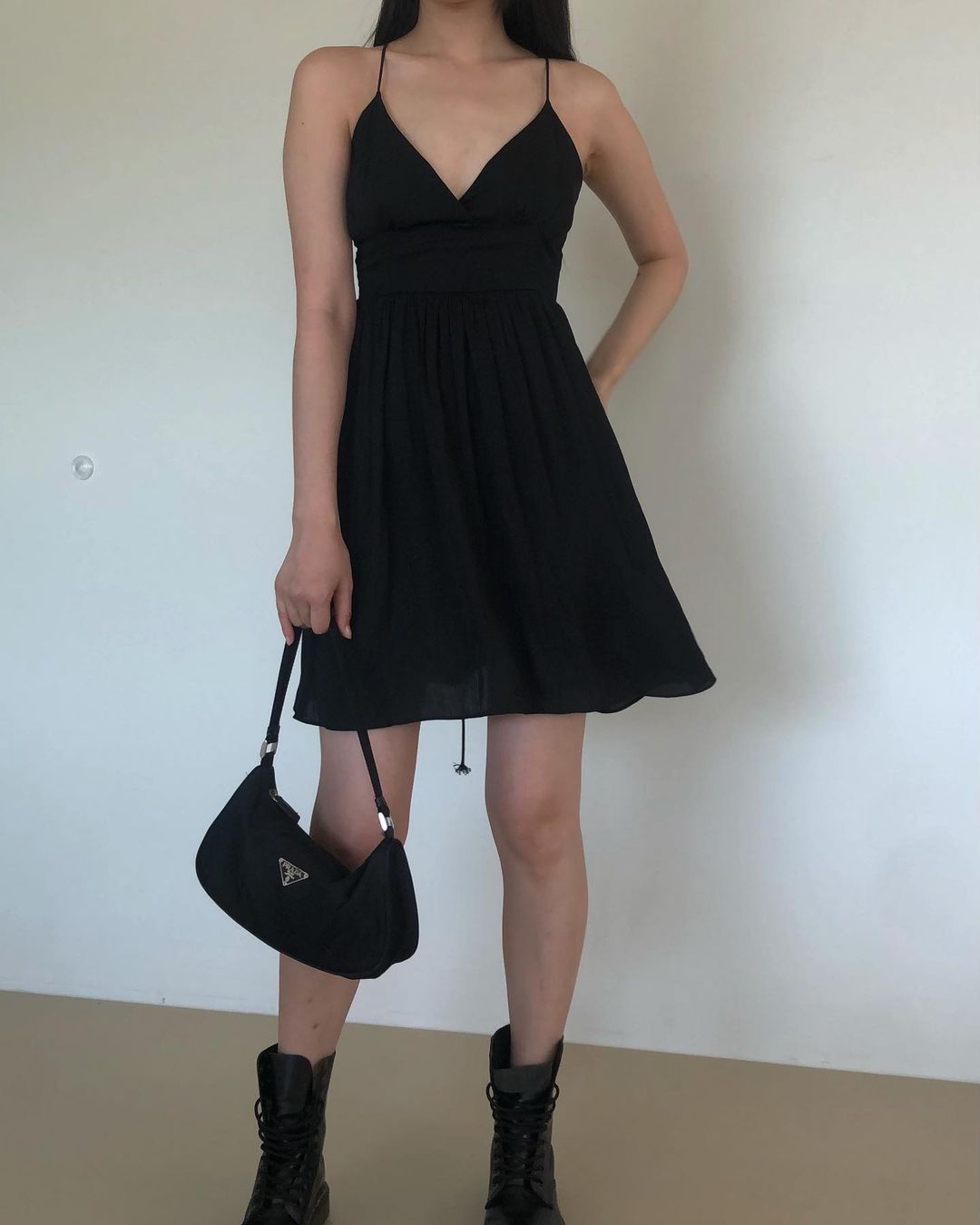 Tie Back Mini Dress