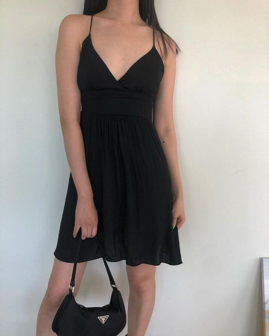 Tie Back Mini Dress