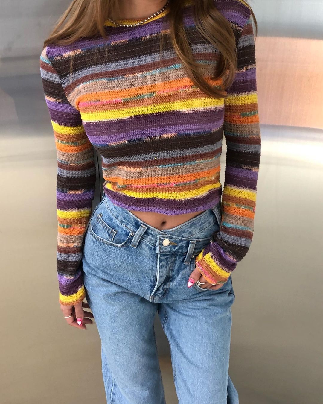 Asymmetric Straight Leg Jean