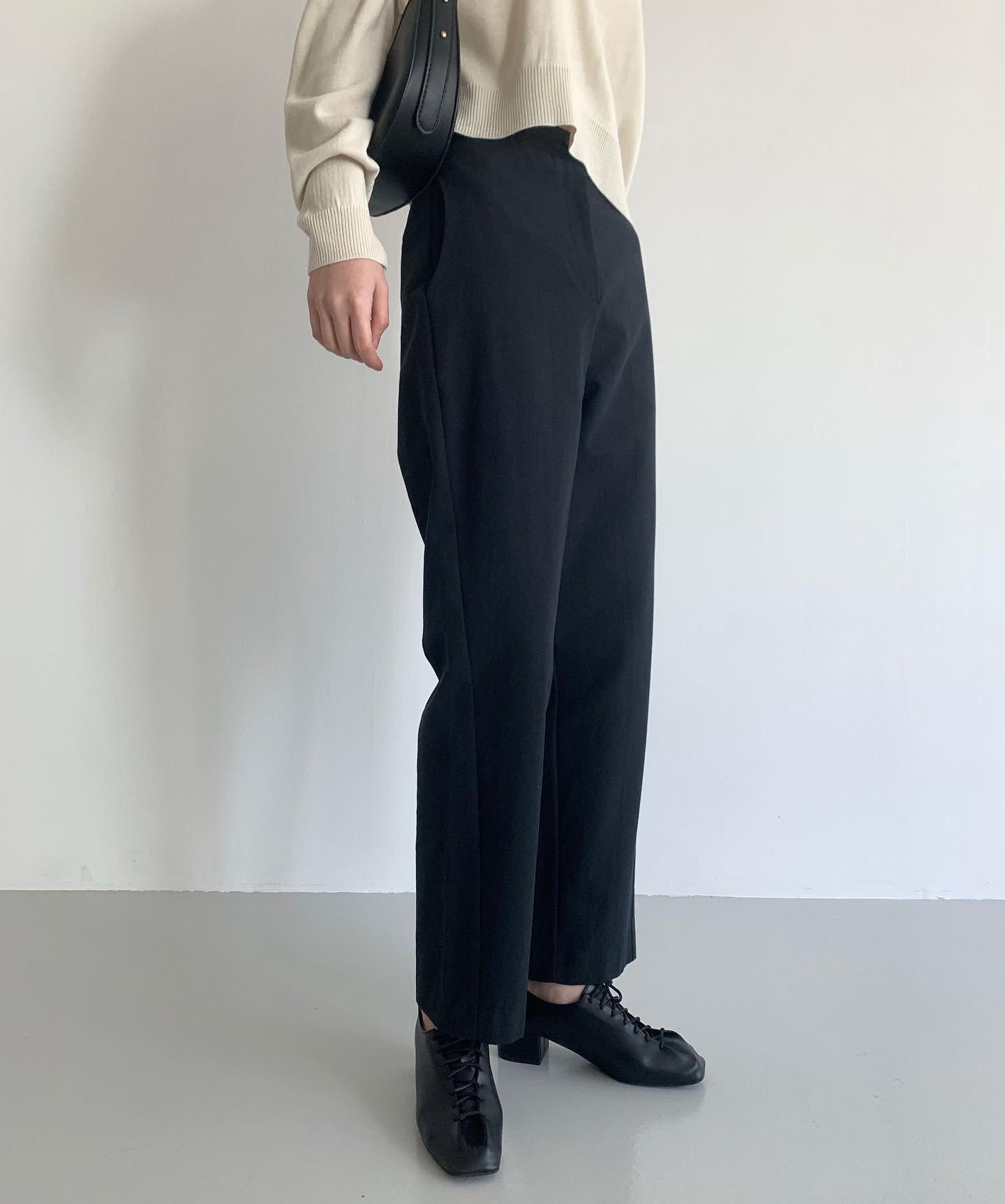 Cropped Straight Leg Pants