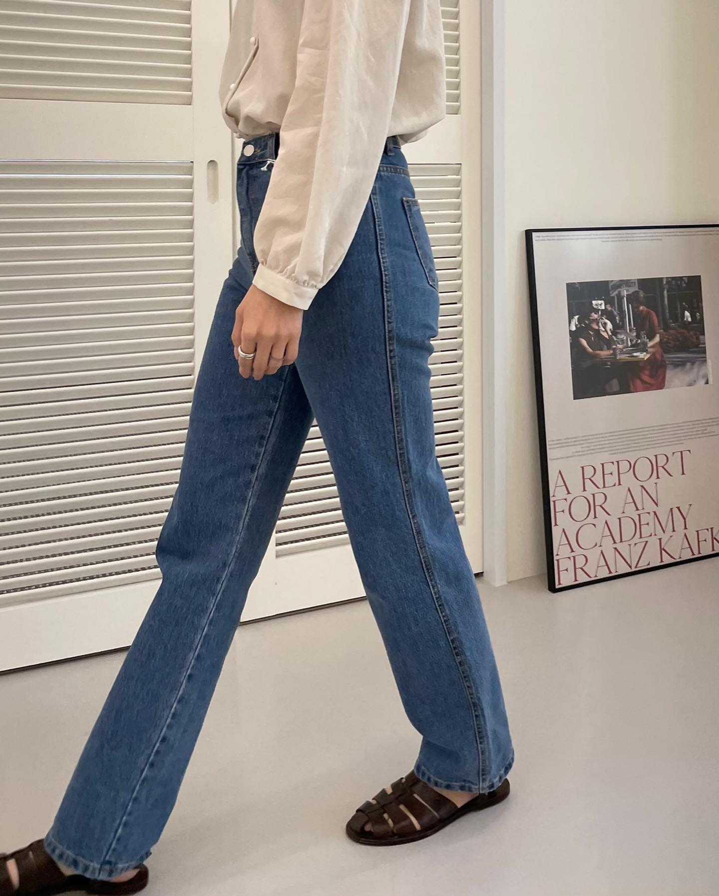 Straight Leg Denim (made with Cone Denim)