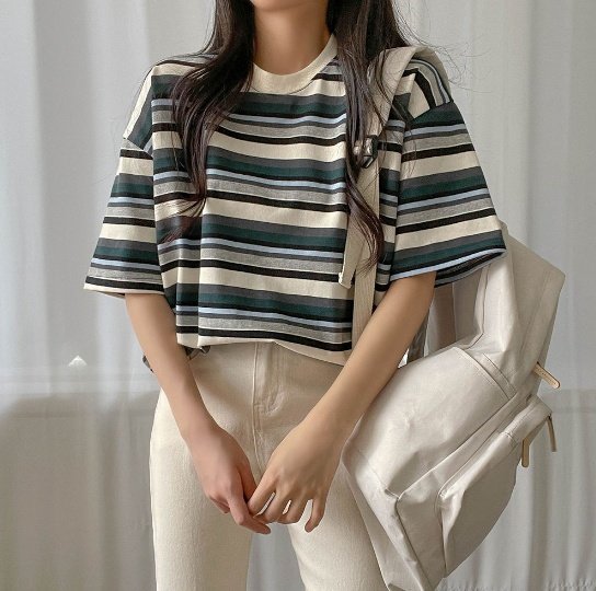 Stripe Oversized Tee