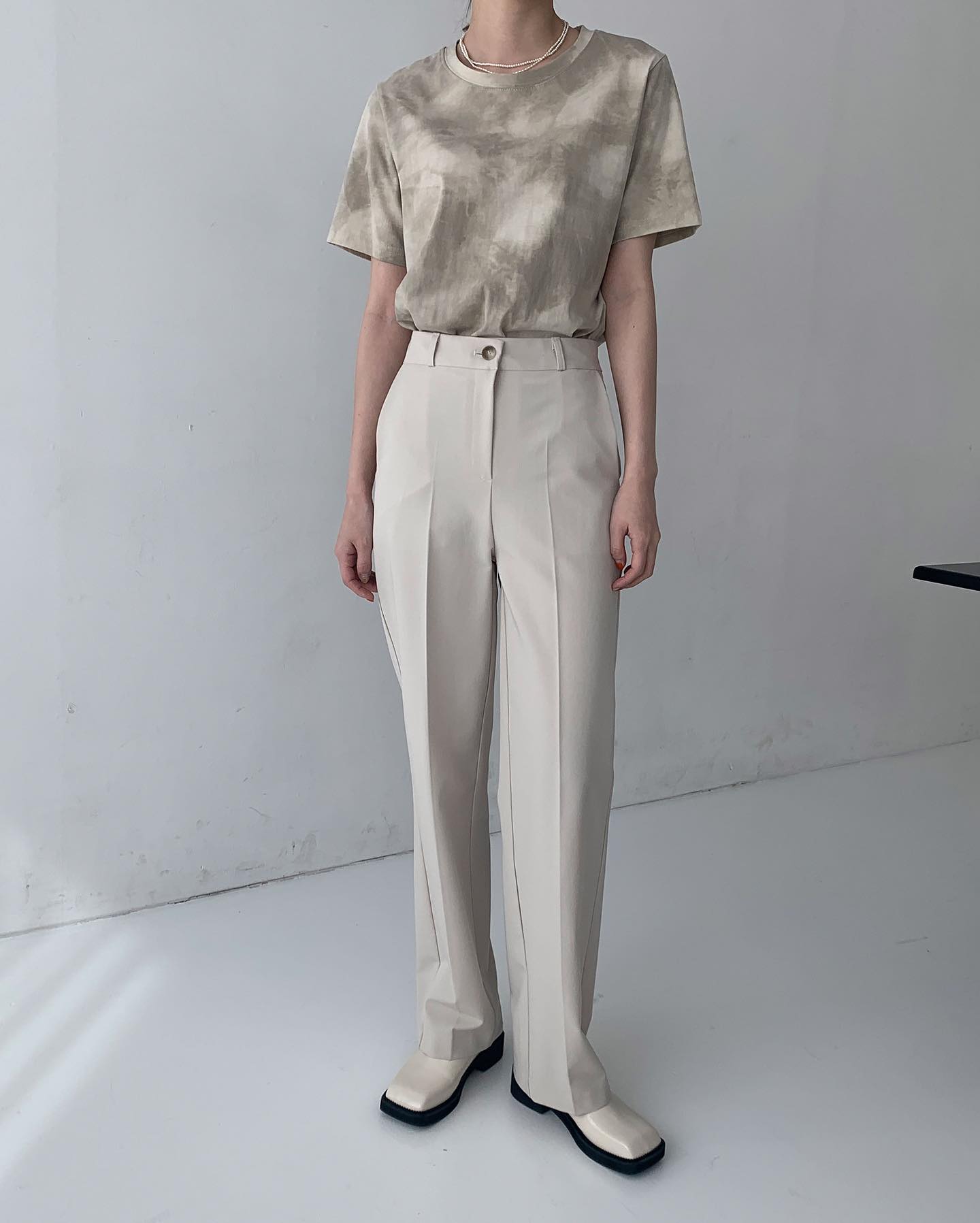 Slim Straight Suit Pants (Pants Only)