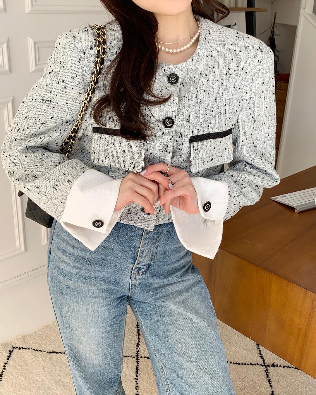 Tweed Cropped Jacket