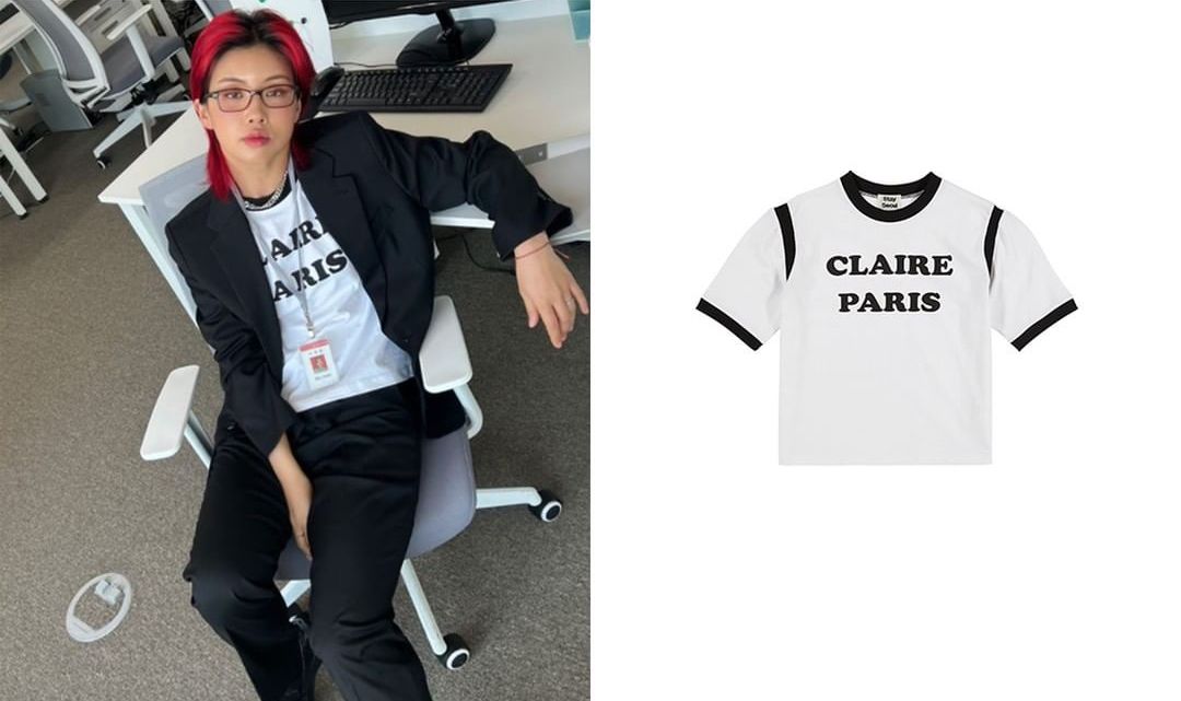 'Clair Paris' Graphic Top