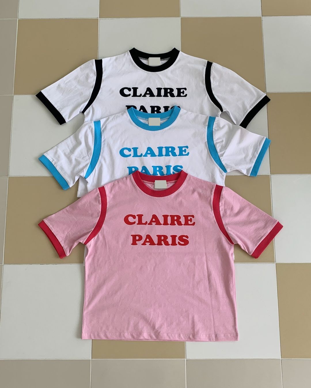 'Clair Paris' Graphic Top