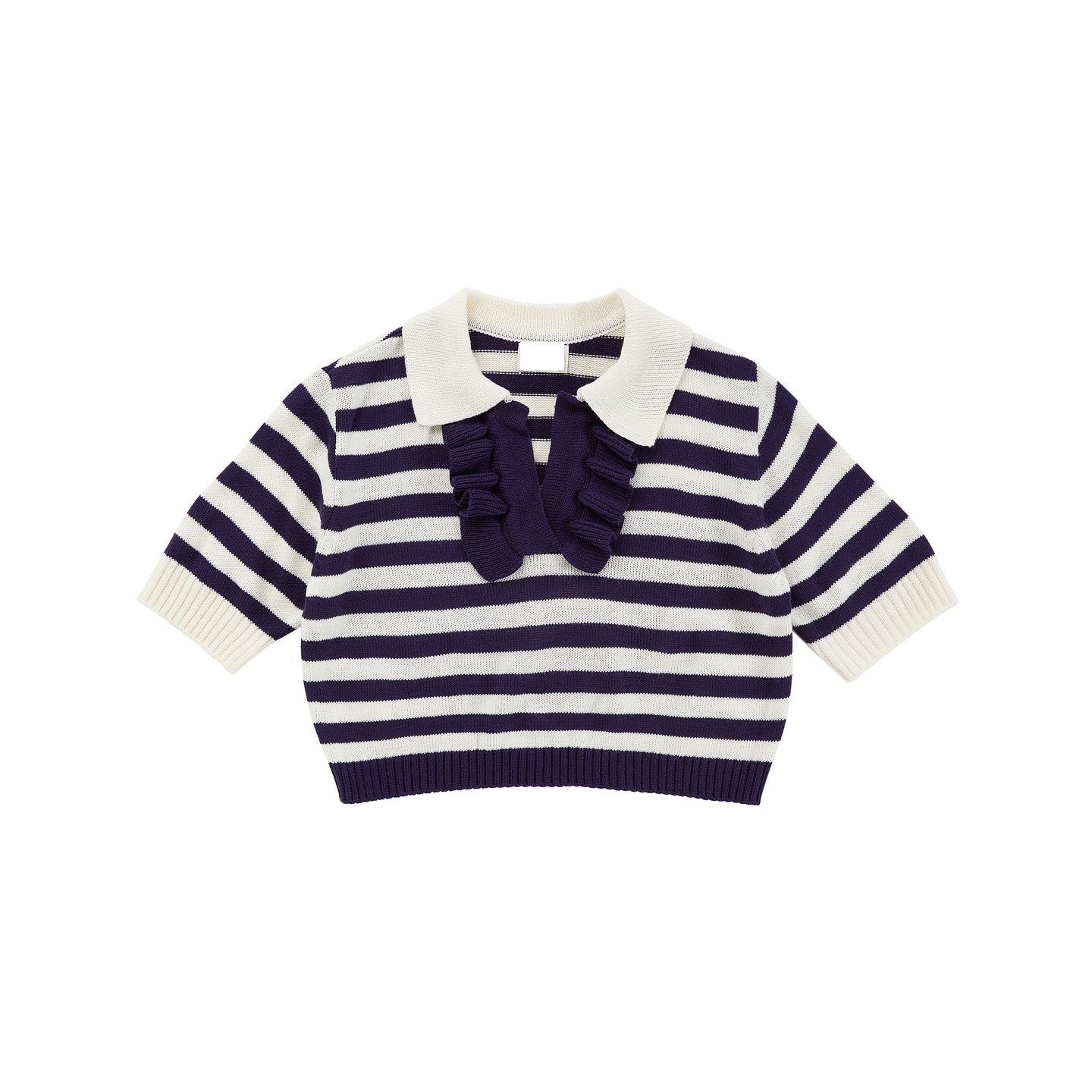 Striped Knit Crop Top