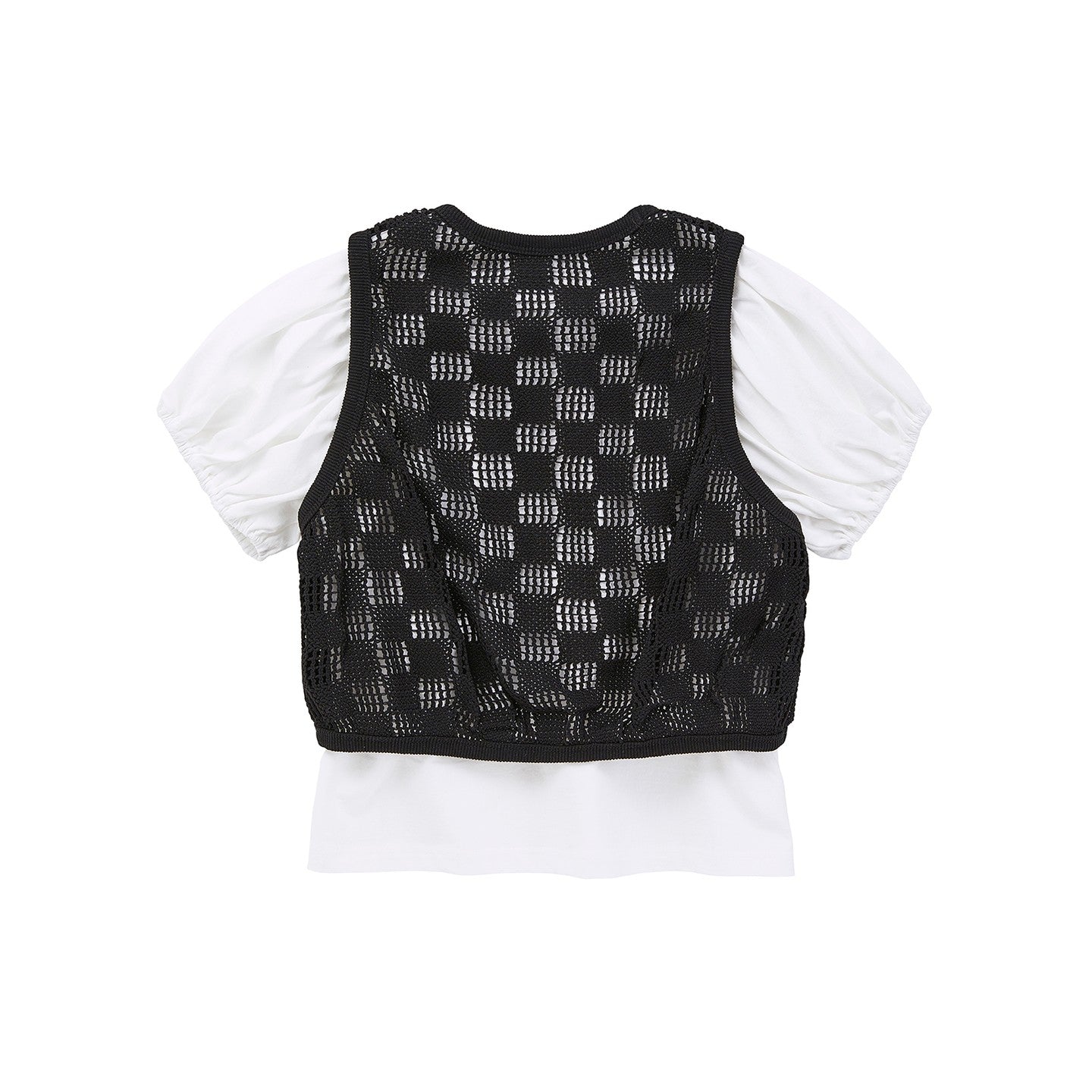Crouchet Crop Tank-on Crop Top
