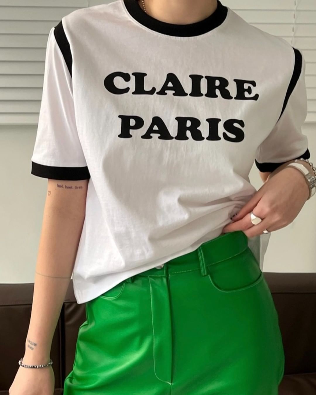 'Clair Paris' Graphic Top