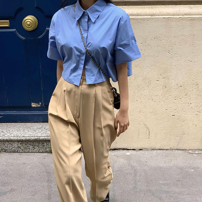 Studio K Cropped Shirts (2c.)