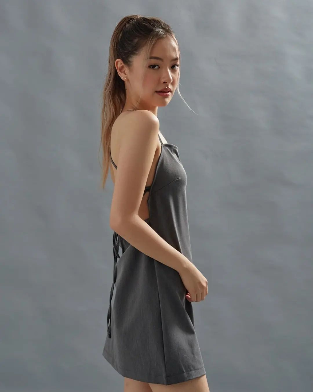 Open Back Mini Dress