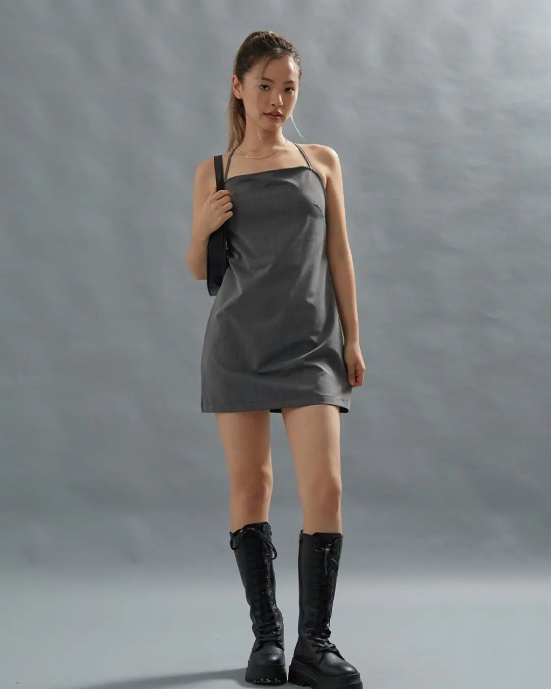 Open Back Mini Dress